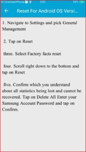 Samsung Factory Reset Guide MOD APK for Android Download